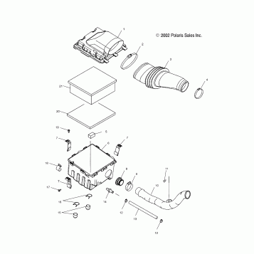 AIR INTAKE - A03GJ50AA/AB (4975767576B11)