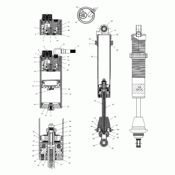 REAR SHOCK - A03GJ50AA/AB (4975767576C01)