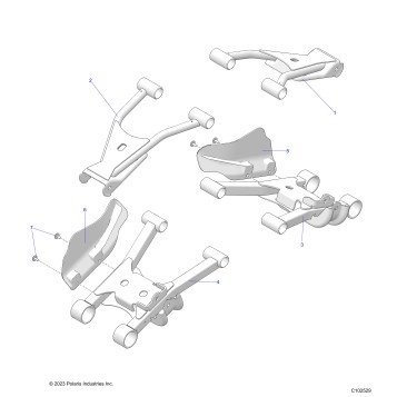 SUSPENSION, REAR CONTROL ARMS - A24SHR57AM (SUSPENSION, REAR CONTROL ARMS - A24SHR57AM (C102529)