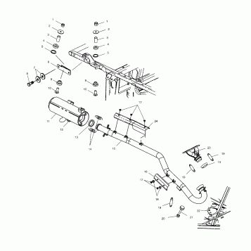 EXHAUST SYSTEM - A03CH59AA/AF/AG (4977187718A11)