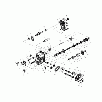 GEARCASE - A03CH59AA/AF/AG (4977187718C13)