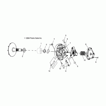 DRIVE CLUTCH - A05MH76AC/AT/AU/AW (4977217721C10)