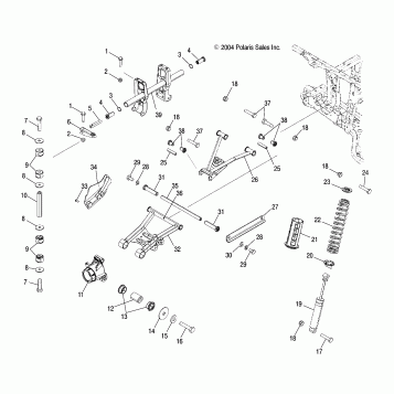 SUSPENSION, REAR - A05MH76AC/AT/AU/AW (4977217721D01)
