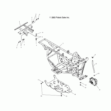 FRAME EXTENSION and MAIN FRAME - A04JD32AA (4977487748A03)