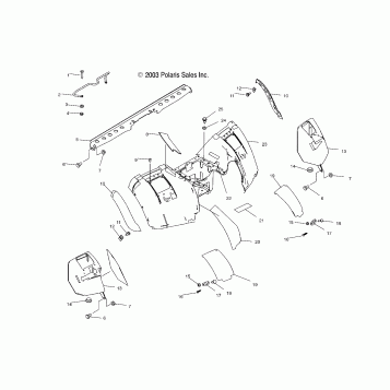 REAR CAB - A04JD32AA (4977487748A07)