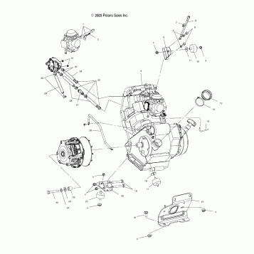 ENGINE MOUNTING - A04JD32AA (4977487748B01)