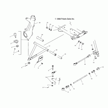 A-ARM/STRUT MOUNTING - A04JD32AA (4977487748B10)