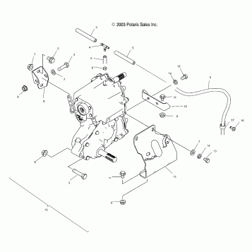 TRANSMISSION MOUNTING - A04JD32AA (4977487748D04)