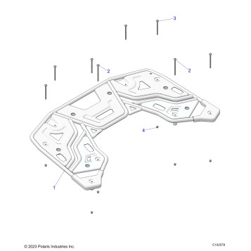 BODY, REAR RACK UTILITY- A24SEG50B1/B3 (C102578)
