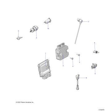 ELECTRICAL, SWITCHES, SENSORS, ECU and CONTROL MODULES - A25SXM95AL (C102479)