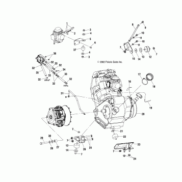 ENGINE MOUNTING - A03CA32AA (4978627862A07)