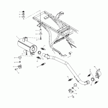 EXHAUST SYSTEM - A03CA32AA (4978627862A10)