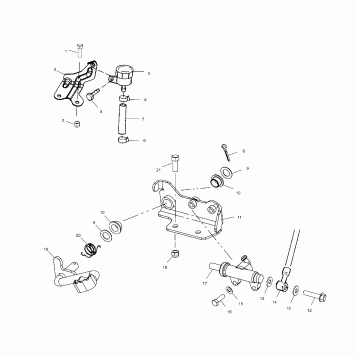 REAR BRAKE MASTER CYLINDER - A03BG50AA (4978627862B03)