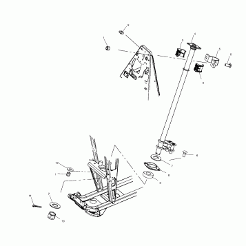 STEERING POST - A03CA32AA (4978627862B06)