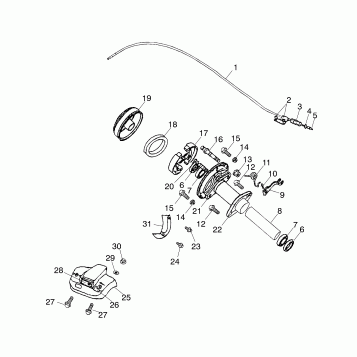 REAR BRAKE - A03EA09CA (4978807880B10)