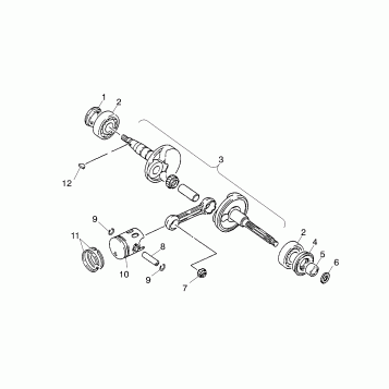 CRANKSHAFT - A03FA09CA/CC/CD (4978857885A04)