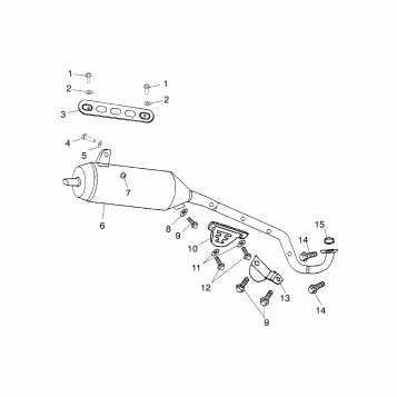 EXHAUST PIPE - A03FA09CA/CC/CD (4978857885A09)