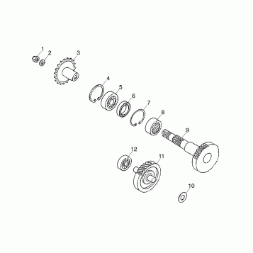 DRIVE SHAFT - A03FA09CA/CC/CD (4978857885A13)
