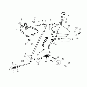 OIL TANK/FUEL TANK - A03FA09CA/CC/CD (4978857885B05)