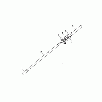 REAR WHEEL AXLE - A03FA09CA/CC/CD (4978857885B12)