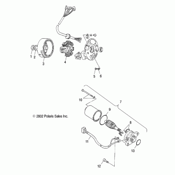 GENERATOR/STARTING MOTOR - A03FA09CA/CC/CD (4978857885C02)
