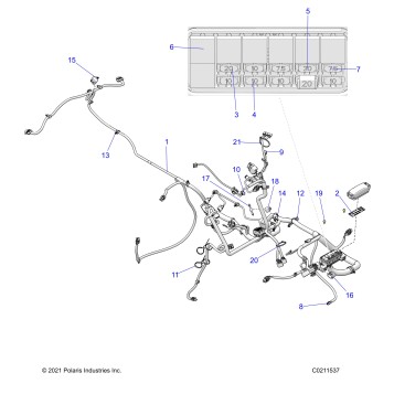 ELECTRICAL, HARNESS - A22SXE85A9/AF/AX (C0211537)