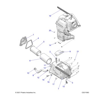 ENGINE, AIR INTAKE - A26SXR95AG (C0211563)