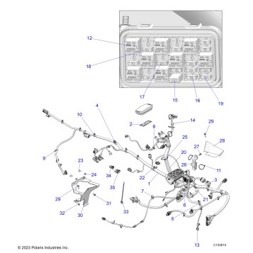 ELECTRICAL, WIRE HARNESS - A26SDA57A7 (C102610)