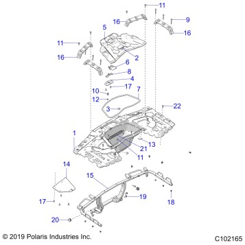 BODY, REAR RACK - A21SXE95AG/CAG (C102165)