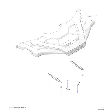 BODY, FRONT RACK - A24SHR57AM (C102570)