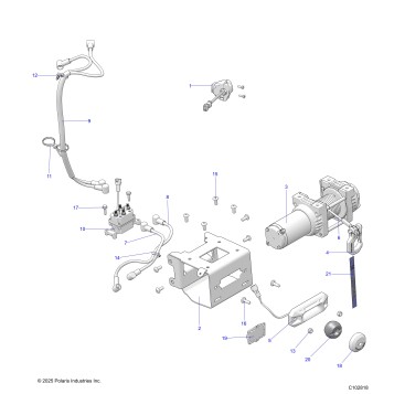 CHASSIS, WINCH - A26SHR57AG (C102818)