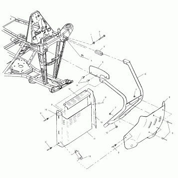FRONT BUMPER AND SHIELDS - A03BA38CA (4982568256A05)