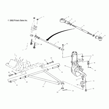 A-ARM/STRUT MOUNTING - A03BA38CA (4982568256B03)