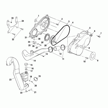CLUTCH COVER - A03BA38CA (4982568256C01)