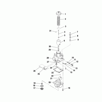 CARBURETOR - A03BA38CA (4982568256C14)