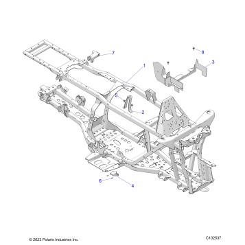 CHASSIS, FRAME - A26SWE57AL (C102537)