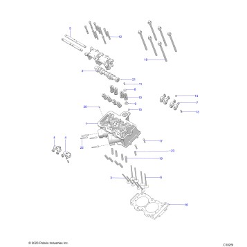 ENGINE, CYLINDER HEAD, CAM and VALVES - A26SXZ85A9/AN/AZ (C102560)
