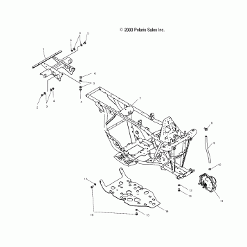 FRAME EXTENSION and MAIN FRAME - A04JD50AA/AB/CA (4985938593A03)