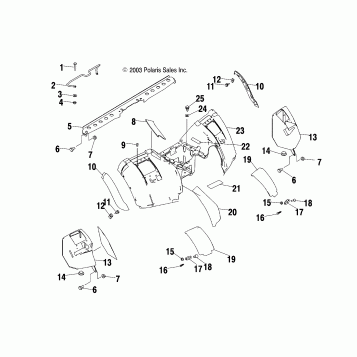 REAR CAB - A04JD50AA/AB/CA (4985938593A07)