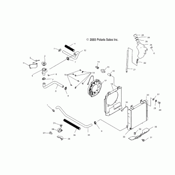 COOLING SYSTEM - A04JD50AA/AB/CA (4985938593A14)