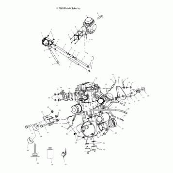 ENGINE MOUNTING - A04JD50AA/AB/CA (4985938593B01)