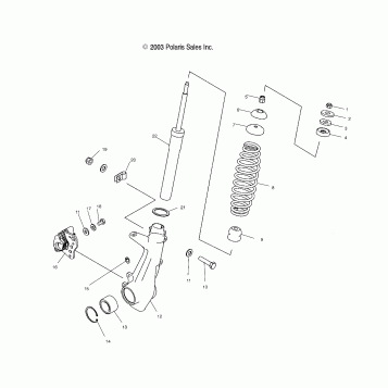 FRONT STRUT - A04JD32AA (4985938593B11)