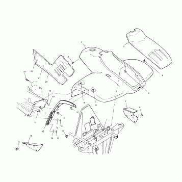 FRONT CAB - A04CH42AA/AE/AG (4986068606A05)