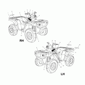 DECALS - A04CH42AA/AE/AG (4986068606A09)