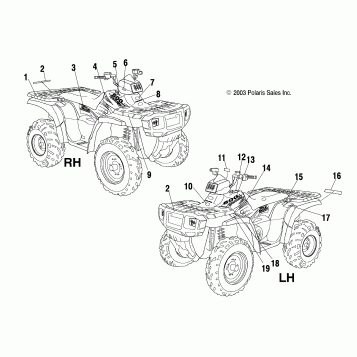 DECALS - A04CH59AF/AH/AJ/AT/AV (4986108610A09)