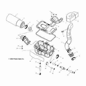 AIR BOX - A04CH68AC/AF/AH/AJ/AT/AV (4986128612B01)
