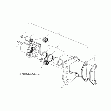 FRONT BRAKE - A04CH50AA/AC/AE/AG (4986128612B09)
