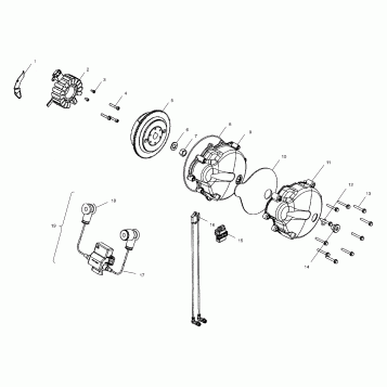 MAGNETO - A04CH68AC/AF/AH/AJ/AT/AV (4986128612D13)