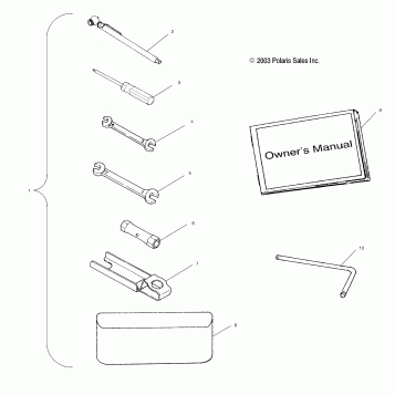 TOOL KIT - A03CH68AA/AC/AF/AH/AL (4986128612E01)