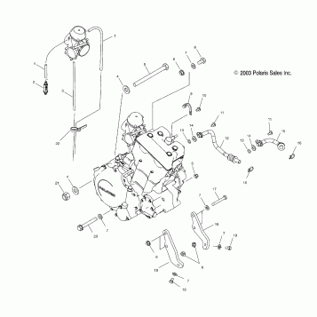 ENGINE MOUNTING - A04GJ50AA/AB/AC/AD (4986168616A13)